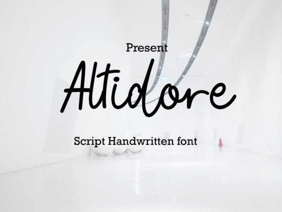 Altidore: A Stylish Script Font for Makers and Creative Sellers