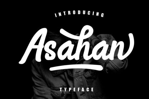 Asahan: A Bold Script Font for Dynamic Editorial Design