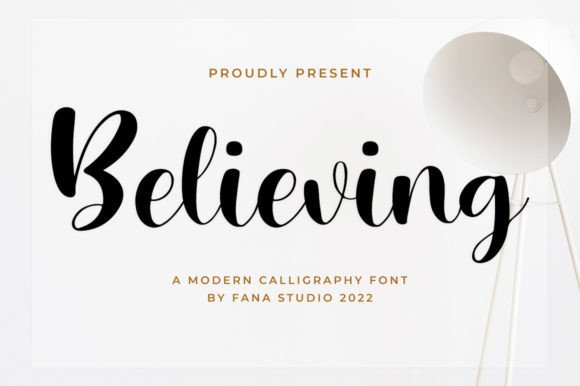 Believing: A Modern Calligraphy Font That Elevates Brand Identity
