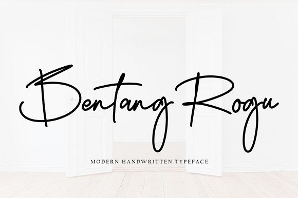 Bentang Rogu: A Modern Handwritten Font for Campaign-Ready Design