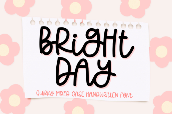 Bright Day: The Handwritten Font That Elevates Your Digital Marketing Visuals