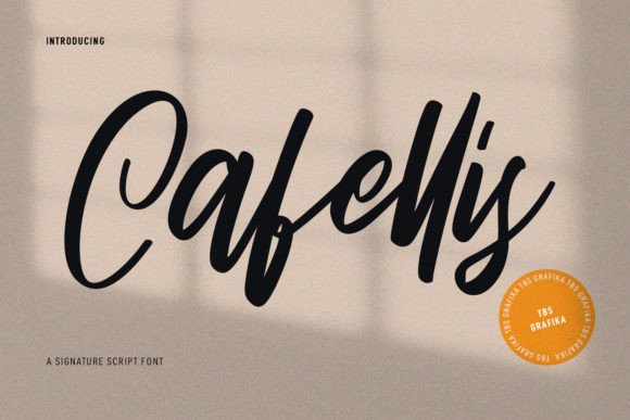 Cafellis: A Fresh Take on Script Fonts for Modern Branding