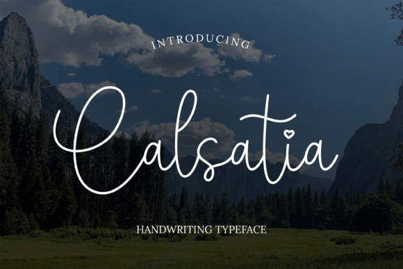 Calsatia: A Modern Handwritten Font for Campaign-Ready Typography