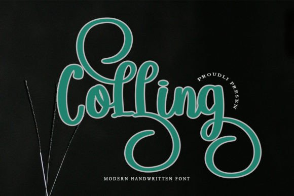 Colling: A Delicate Script Font for Thoughtful Editorial Design