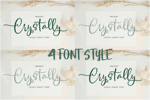 Crystally: A Dazzling Script Font That Elevates Small Business Branding