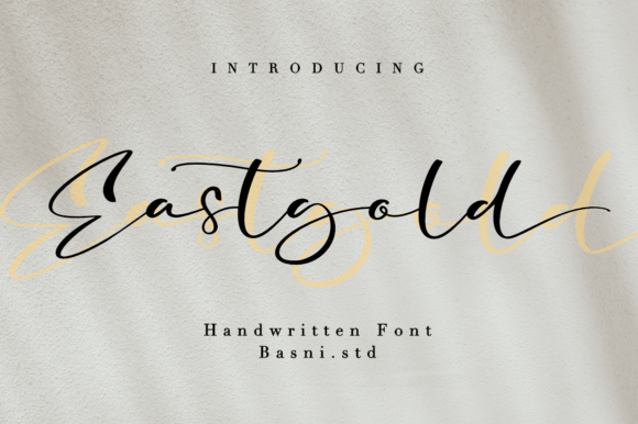 Eastgold: A Handwritten Font That Elevates Modern Marketing Typography