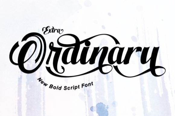 Extra Ordinary: A Bold Script Font That Elevates Brand Identity