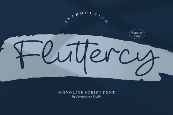 Fluttercy: A Sweet Script Font for Modern Web Design Projects