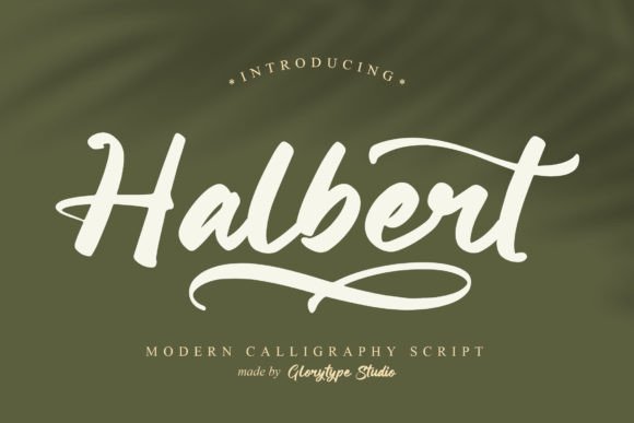 Halbert: A Modern Script Font That Elevates Small Business Branding