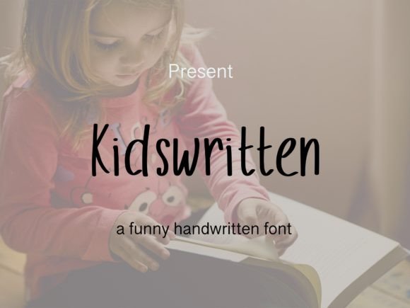 Kidswritten: A Playful Handwritten Font for Editorial Design