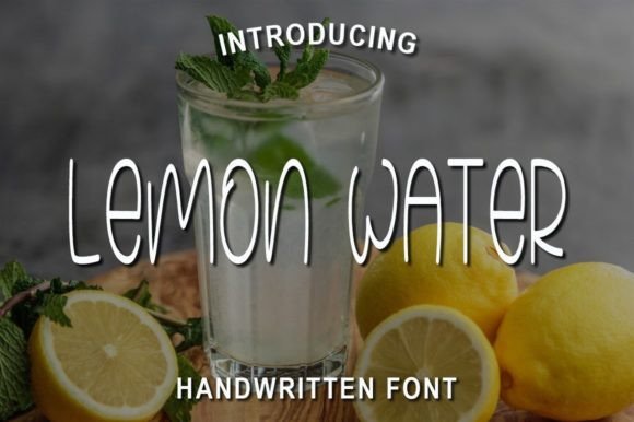 Lemon Water: A Handcrafted Script Font for Modern Web Design
