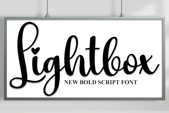 Lightbox: The Script Font That Elevates Digital Marketing and Social Media Design