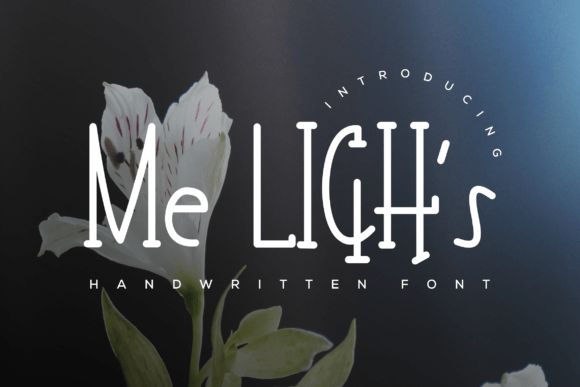 Me Ligh s: A Whimsical Handwritten Font for Thoughtful Editorial Design