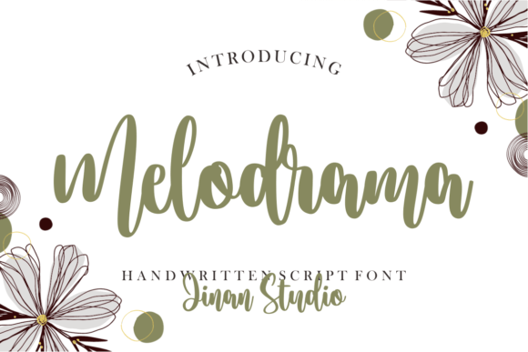 Melodrama: A Modern Handwritten Font for Elegant Branding