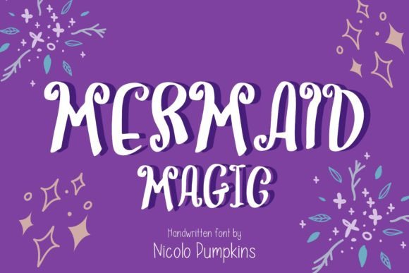 Mermaid Magic: A Handwritten Font for Fantasy-Inspired Branding