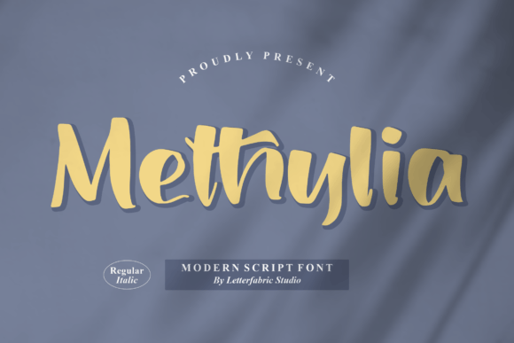 Methylia: A Modern Script Font That Elevates Brand Identity Projects