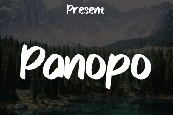 Panopo: A Modern Script Typeface for Elegant Editorial Design