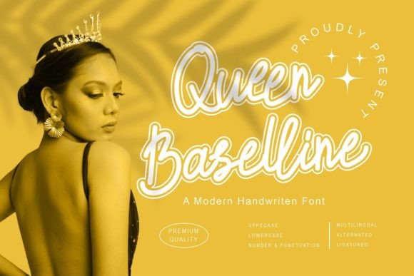 Queen Baselline: Elevating Brand Identity with a Stylish Script Font