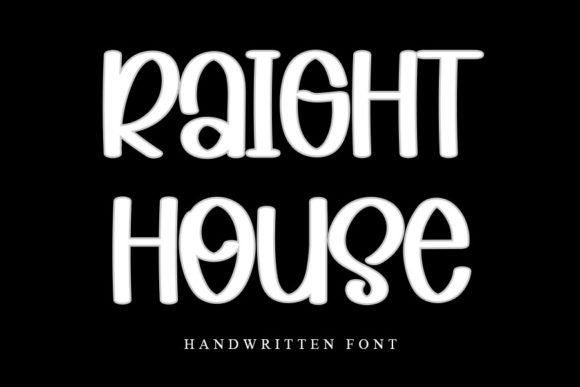 Raight House: A Stylish Handwritten Font for Modern Editorial Design