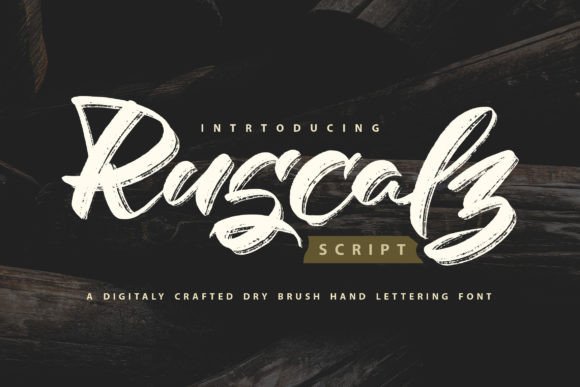Ruscalz: A Handwritten Brush Font That Elevates Brand Identity