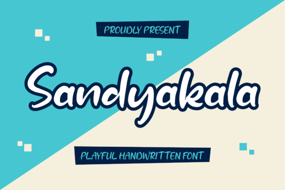 Sandyakala: A Whimsical Handwritten Font for Scroll-Stopping Digital Design