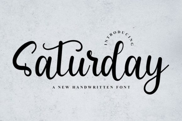 Saturdays: A Handwritten Font for Makers and Creative Sellers