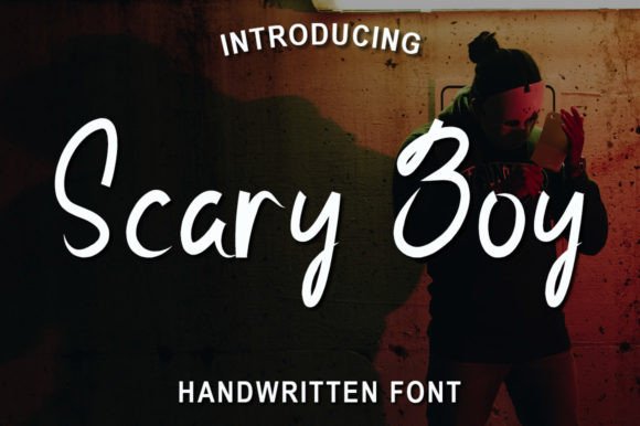 Scary Boy: A Playful Handwritten Font for Expressive Editorial Design