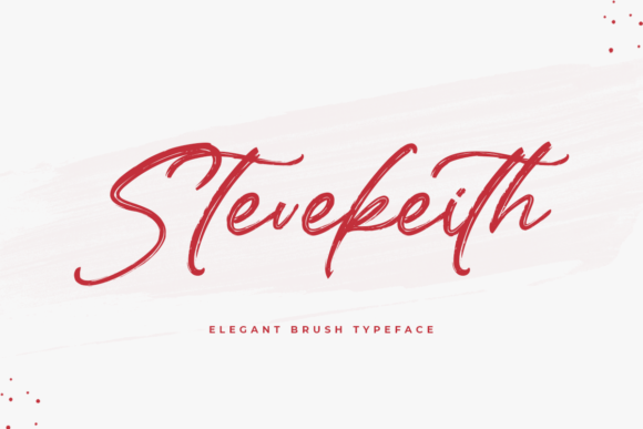 Stevekeith: A Modern Script Font That Elevates Branding with Style
