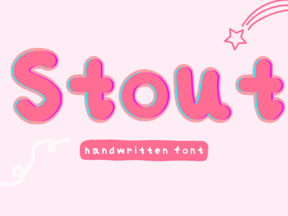 Stout: A Whimsical Handwritten Font for Editorial Charm